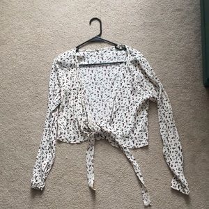 Brandy Melville Tie Front Top